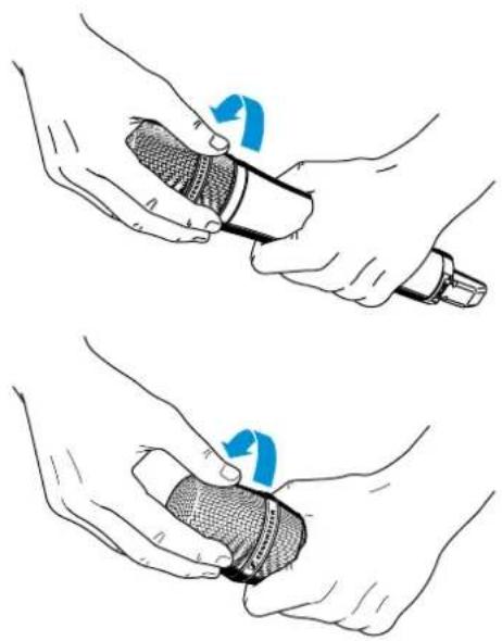 SENNHEISER EWD CI1 SET - Nettoyage de la grille de l'émetteur main - 1