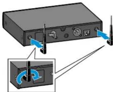 SENNHEISER EWD CI1 SET - Raccorder les antennes bâtons au récepteur - 1
