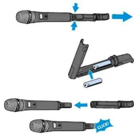 SENNHEISER EWD CI1 SET - Changer la tête de micro - 1