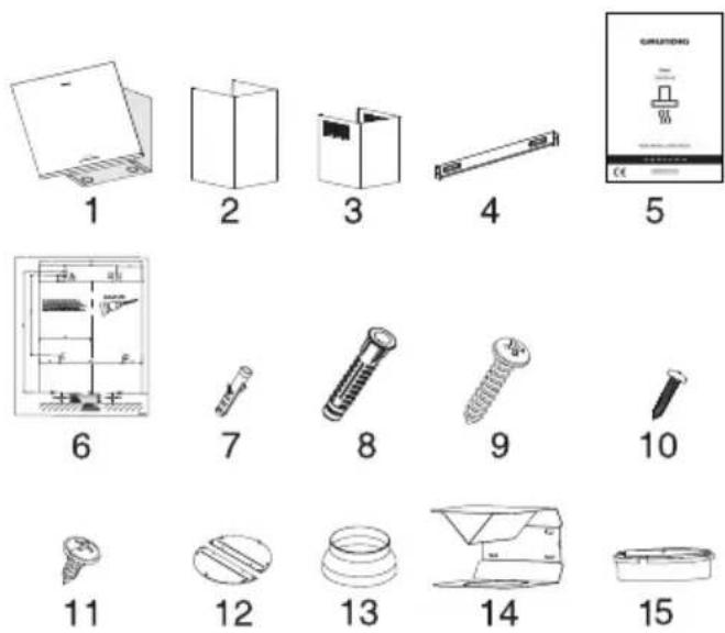 GRUNDIG GDSP2460BC - Installation Accessories - 1
