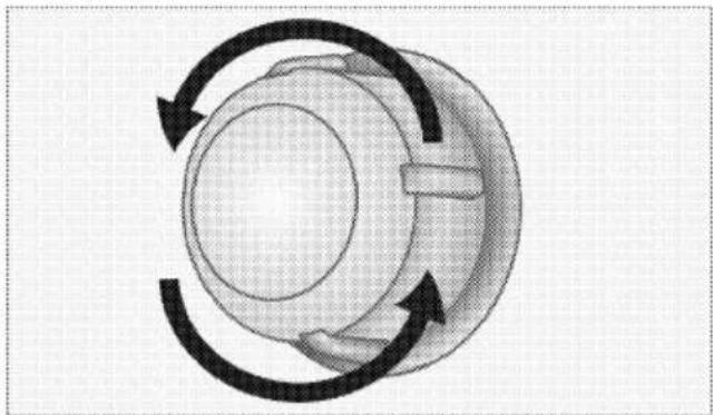 GRUNDIG GEBM19300BP - Si votre four est équipé d'une lampe ronde, - 1