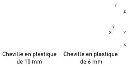 GRUNDIG GDS 5460 B - Perçage des trous de suspension - 1
