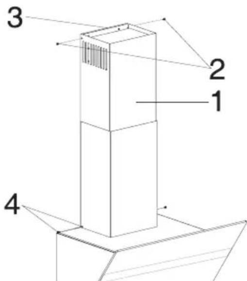GRUNDIG GDS 5460 B - Connecting to Flue - 2
