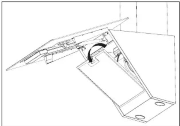 GRUNDIG GDS 5460 B - Fjernelse af aluminiumsfiltrene - 1