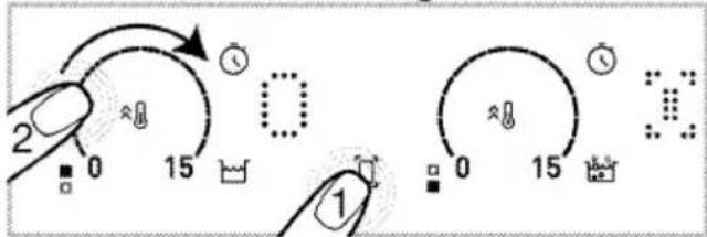 GRUNDIG GIEI638980INH - Allumage de la zone de cuisson à grande surface Cela varie selon le modèle de l'appareil. Il se peut qu'il ne soit pas disponible pour votre appareil. - 1
