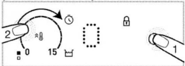 GRUNDIG GIEI638980INH - Allumage des zones de cuisson (zone de cuisson) - 1