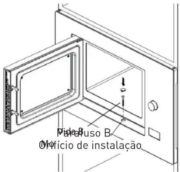 GRUNDIG GMI3141X - Fixação do forno - 2