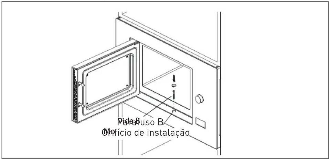 GRUNDIG GMI3141X - Fixação do forno - 3