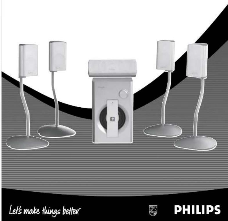 PHILIPS FB900 - HOME CINEMA SURROUND SOUND SPEAKER SYSTEM - 2