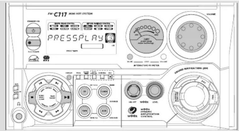 PHILIPS FWC577 - PREV / PRESET / NEXT - 3