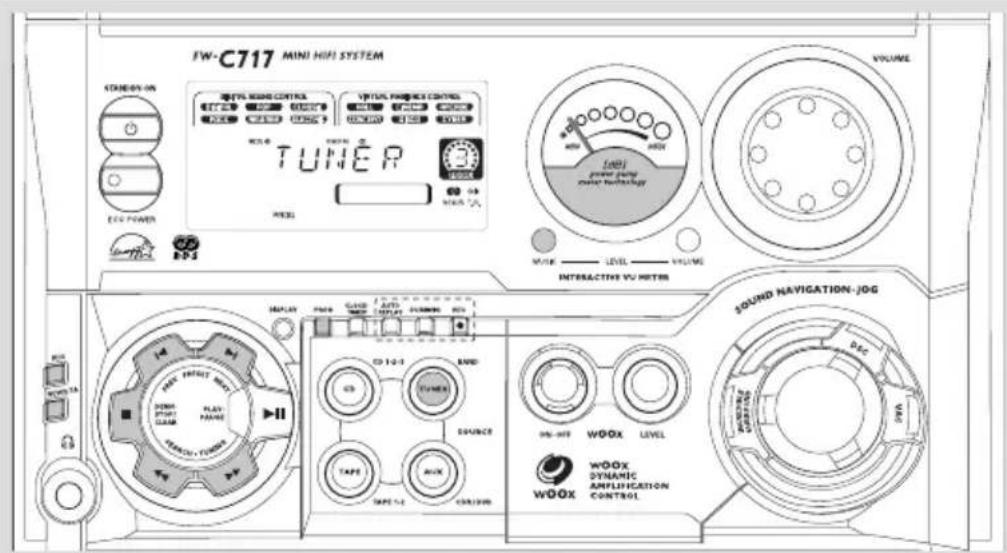 PHILIPS FWC577 - Si vous selectionnez REPEAT (répetition) en cours de lecture aléatoire - 1