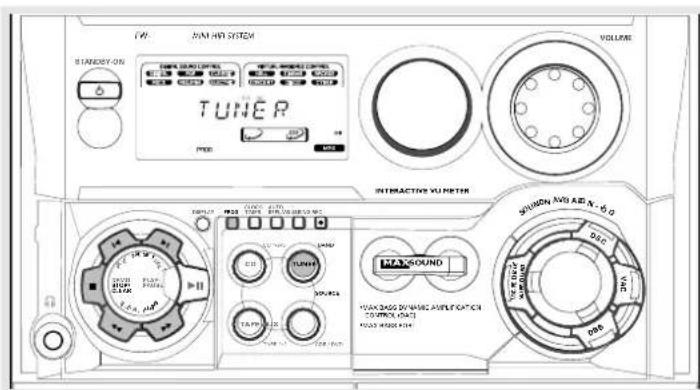 PHILIPS FWC505 - Réception radio - 1