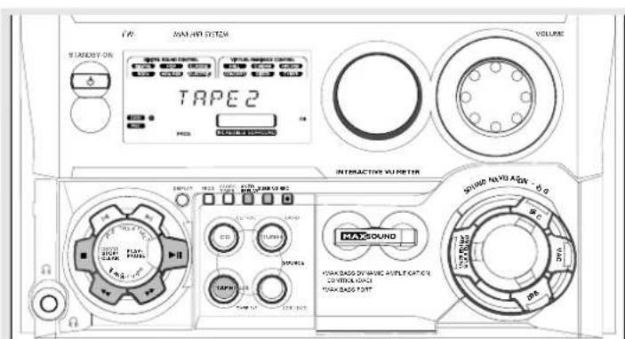 PHILIPS FWC505 - Utilisation du lecteur de cassettes/enregistrement - 1
