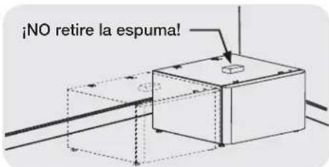 ELECTROLUX EPWD15MB - Prepare el pedestal antes de instalarlo - 1