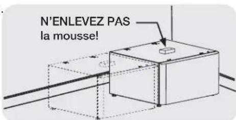 ELECTROLUX EPWD15MB - Préparez le socle avant le montage - 1