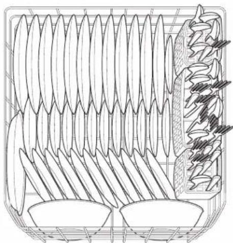 ELECTROLUX EIDW5705PB - CARGA DE LA CANASTILLA INFERIOR - 2