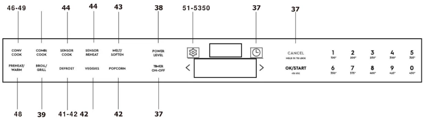 ELECTROLUX EMBD3010AS - PANNEAU DE COMMANDE - 1