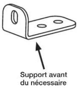 ELECTROLUX EPWD15SS - Fixez les supports de montage avant - 1