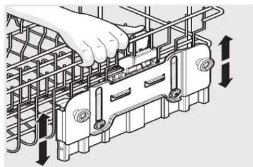 ELECTROLUX EIDW6105GW - ADJUSTING RACK HEIGHT - 1