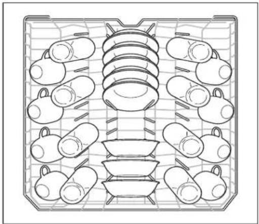 ELECTROLUX EW24ID70QT - Loading the Upper Rack - 1
