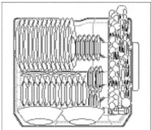 ELECTROLUX EI24ID30QW - Chargement du panier inférieur - 3