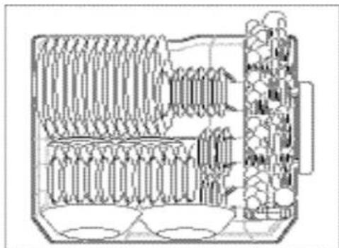 ELECTROLUX EI24ID30QW - Loading the bottom Rack - 3