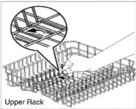 ELECTROLUX EI24ID30QW - Fold-down Tines Upper Rack - 2