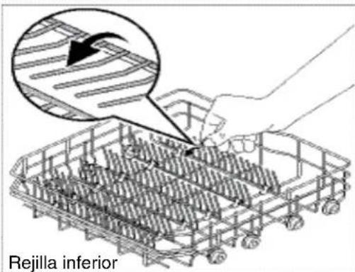 ELECTROLUX EI24ID30QW - Púas plegables Rejilla Inferior - 2
