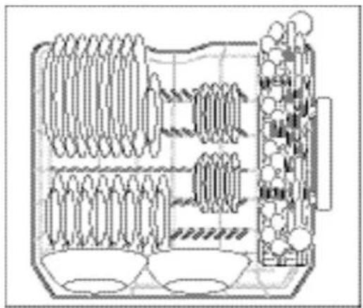 ELECTROLUX EI24ID30QW - Chargement du panier inférieur - 1