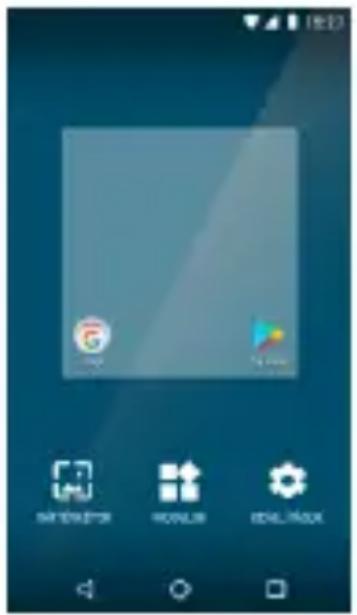 BLAUPUNKT SM 01 - Widgets bestimmen: - 1