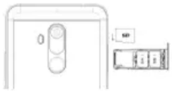 BLAUPUNKT TX01 - Introduci cartela de memorie si cartela SIM - 1