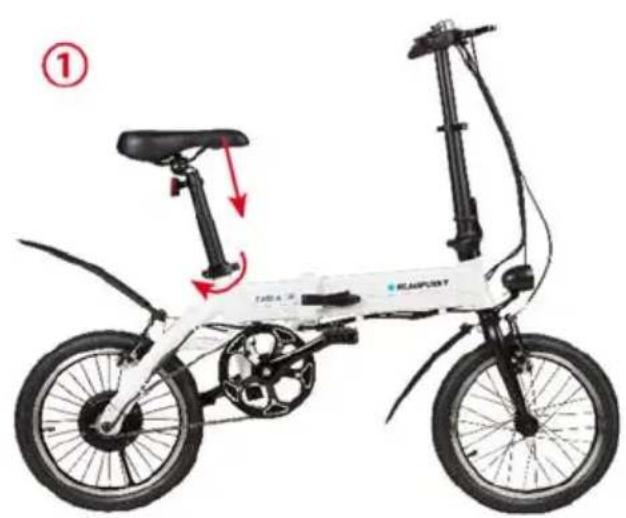 BLAUPUNKT CLARA 390 - FALTEN DES FALT-E-BIKES - 1