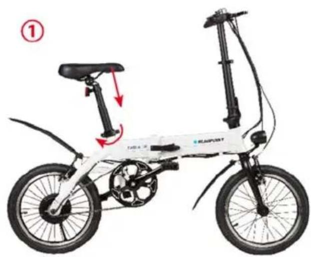 BLAUPUNKT CARLA 190 - FALTEN DES FALT-E-BIKES - 1