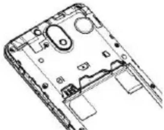 BLAUPUNKT SM 05 - Vlozenie pamătovej karty a karty SIM - 1