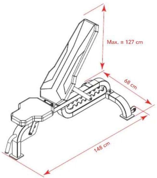 Max. ± 127 cm 68 cm 148 cm