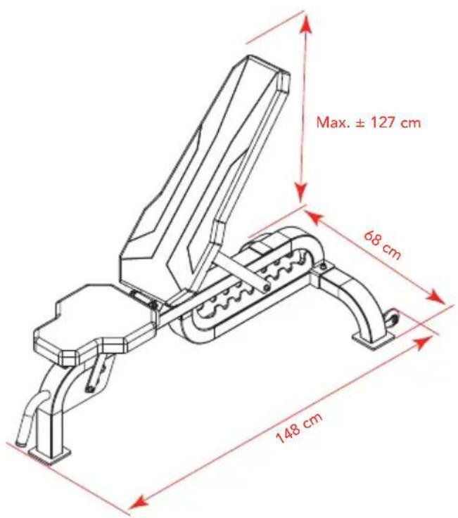 Max. ± 127 cm 68 cm 148 cm