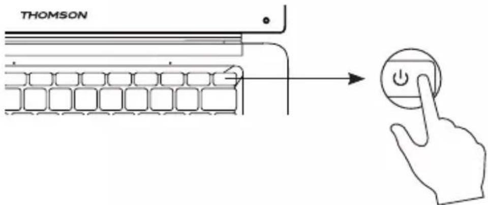 THOMSON NEOX13CO - Het apparaat in- of uitschakelen van uw apparaat - 1