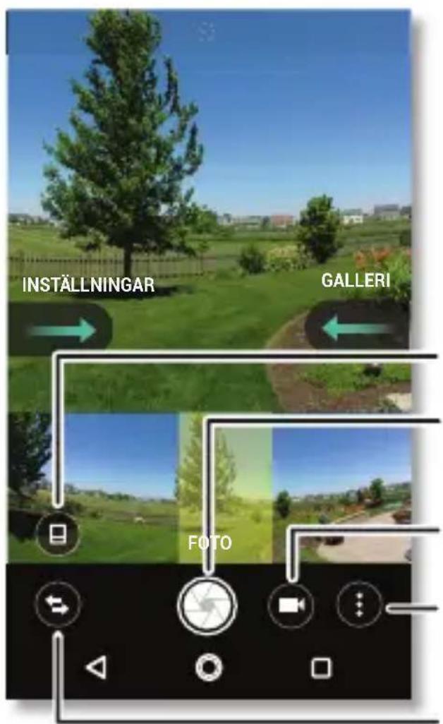 MOTOROLA Moto 360 Camera - Välj inställningar - 1