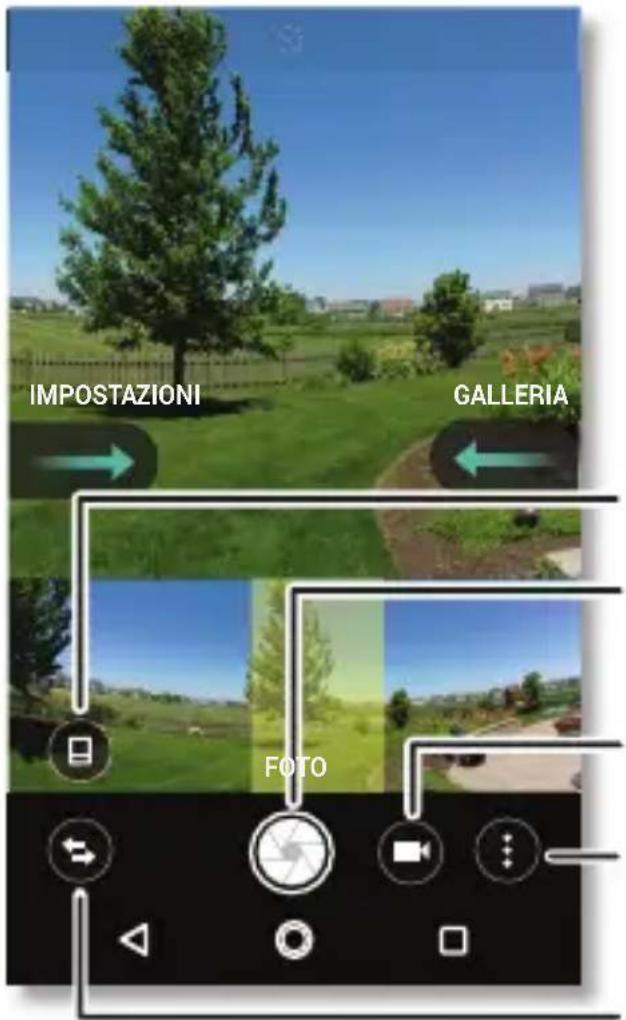 MOTOROLA Moto 360 Camera - Scelta delle impostazioni - 1