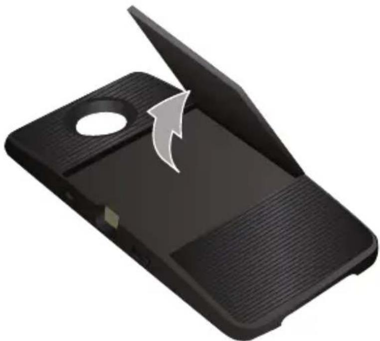MOTOROLA Moto InstaShare Projector - Use the kickstand - 1