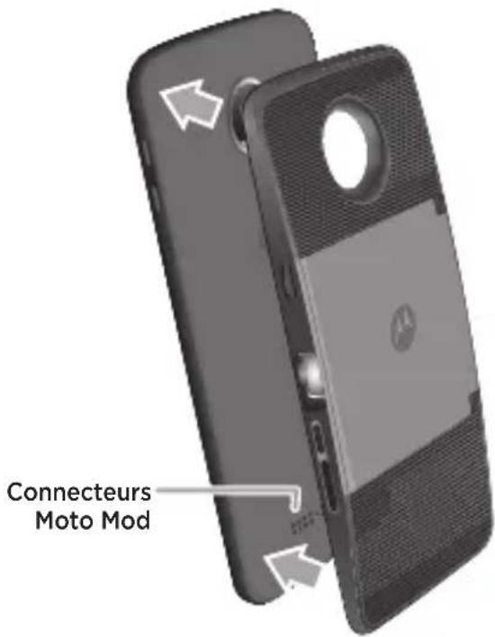 MOTOROLA Moto InstaShare Projector - Installer votre Moto Mod™ - 1