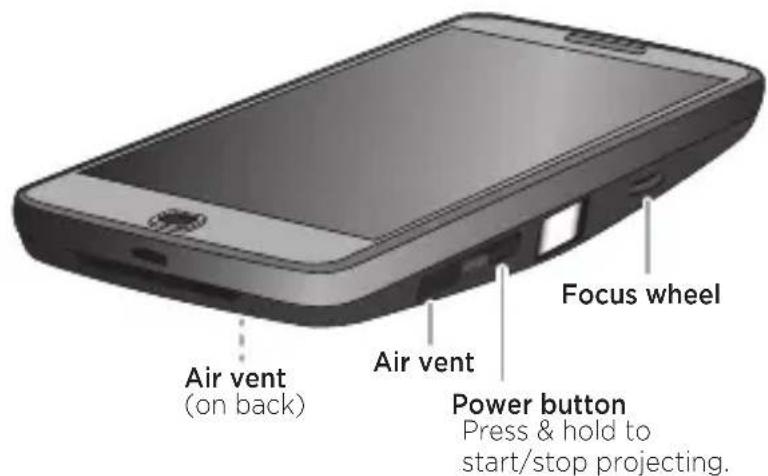 MOTOROLA Moto InstaShare Projector - Inicio de la proyeccion - 2