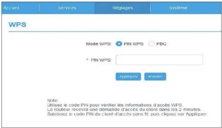 ALCATEL LinkHub HH41 - Option 2 : Touche WPS - 1