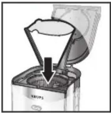 KRUPS KM1010 - MAKING COFFEE - 3