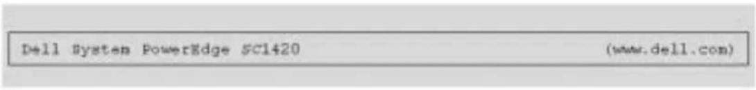 DELL PowerEdge SC1420 - Hauptfenster - 1