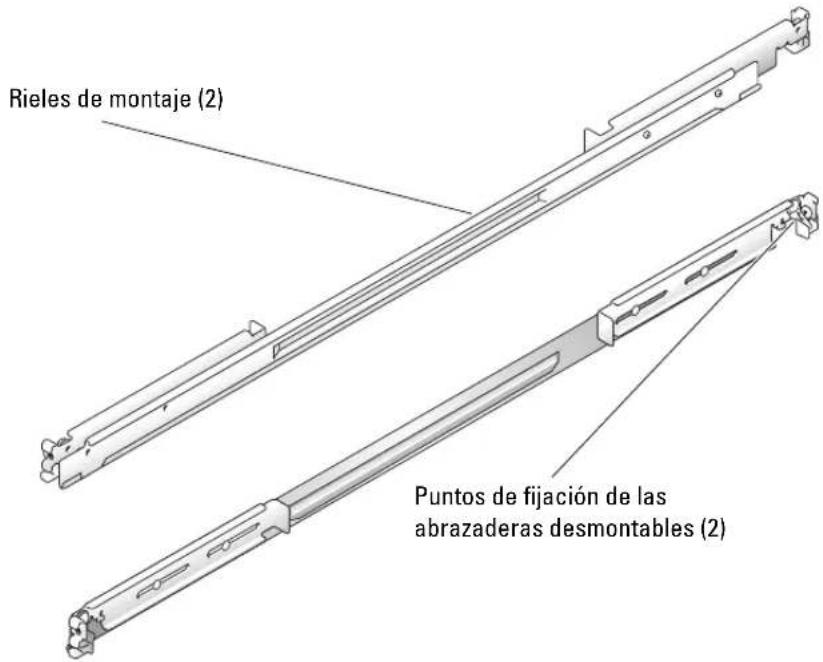 DELL PowerEdge SC1425 - Contenido del kit de rack RapidRails - 1