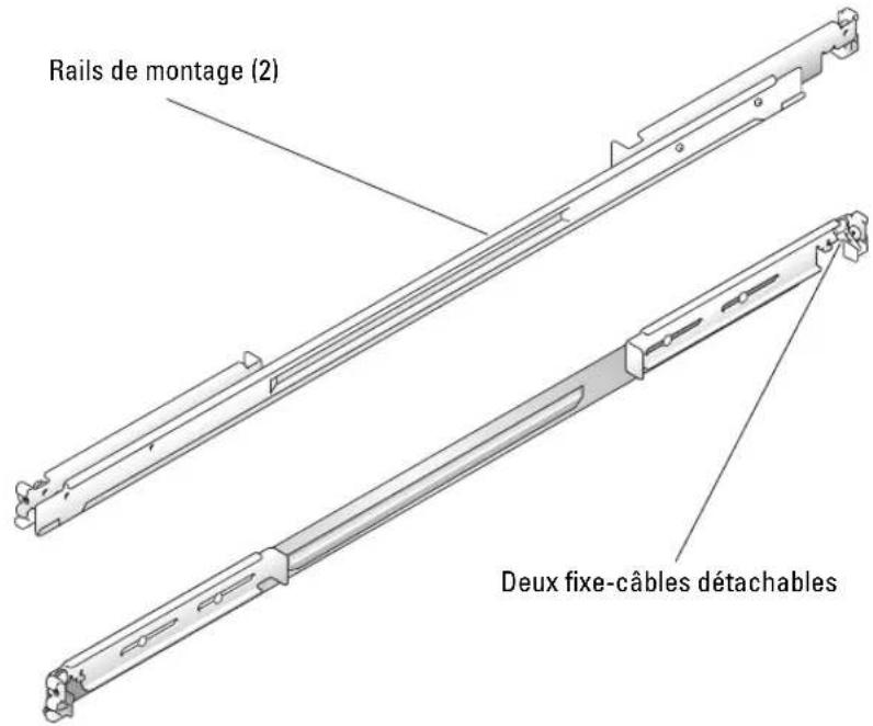 DELL PowerEdge SC1425 - Contenu du kit du rack RapidRails - 1