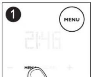 PHILIPS SmartSleep Wakeup Light HF3519 - Navigacion por el menu/Valikon selaaminen/Navigation dans le menu - 1