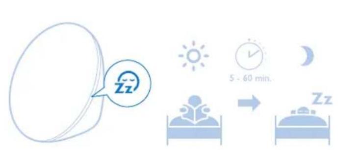 PHILIPS SmartSleep Wakeup Light HF3519 - S'endormir - 1