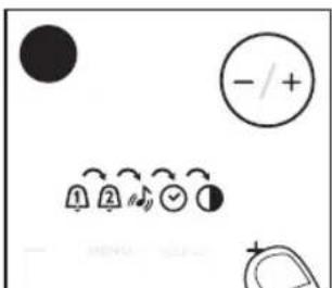 PHILIPS SmartSleep Wakeup Light HF3519 - Navigacion por el menu/Valikon selaaminen/Navigation dans le menu - 2